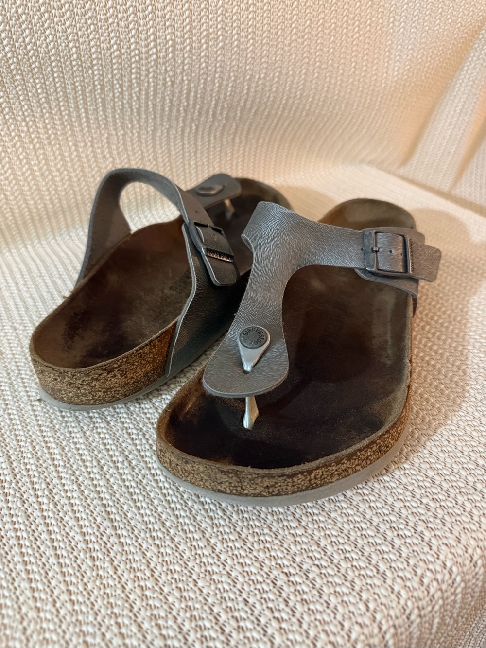 Birkenstock Gizeh Pewter Gray Thong Sandals EU 42 Men’s 9.5 Women’s 11